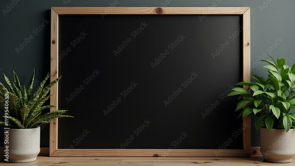 A charcoal gray background offers a blank wooden signage board with ample space for text A charcoal gray background offers a blank wooden signage board with ample space for text