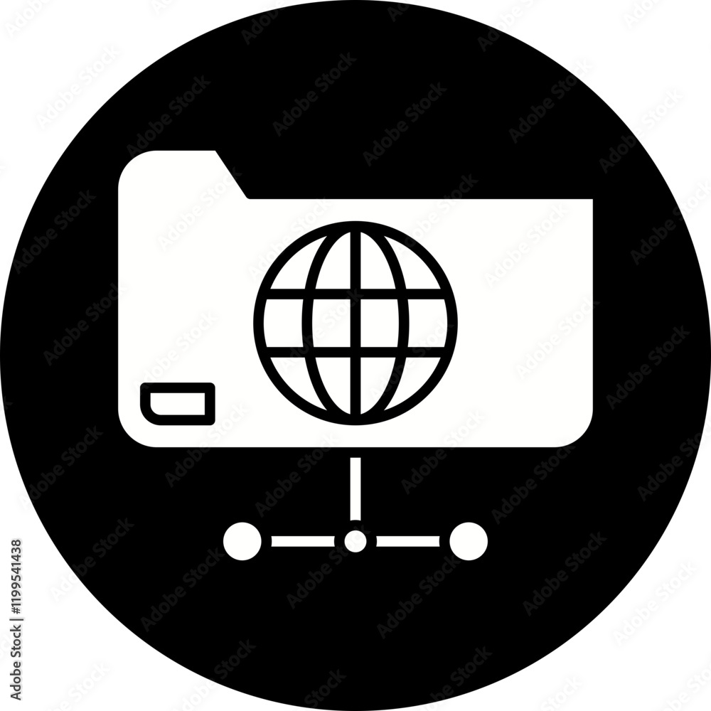World Data icon single vector illustration World Data icon single vector illustration