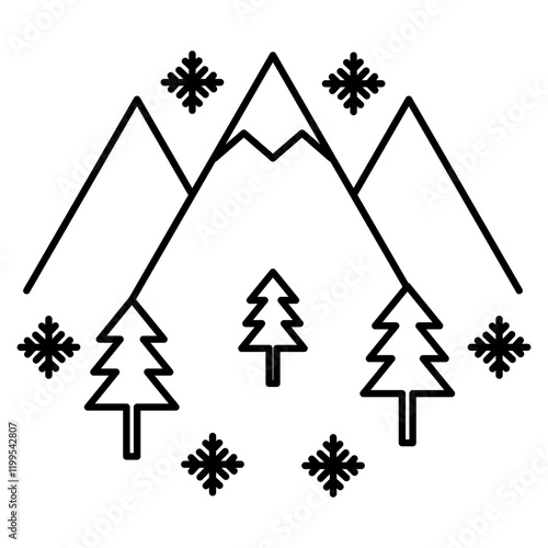 snowy landscape