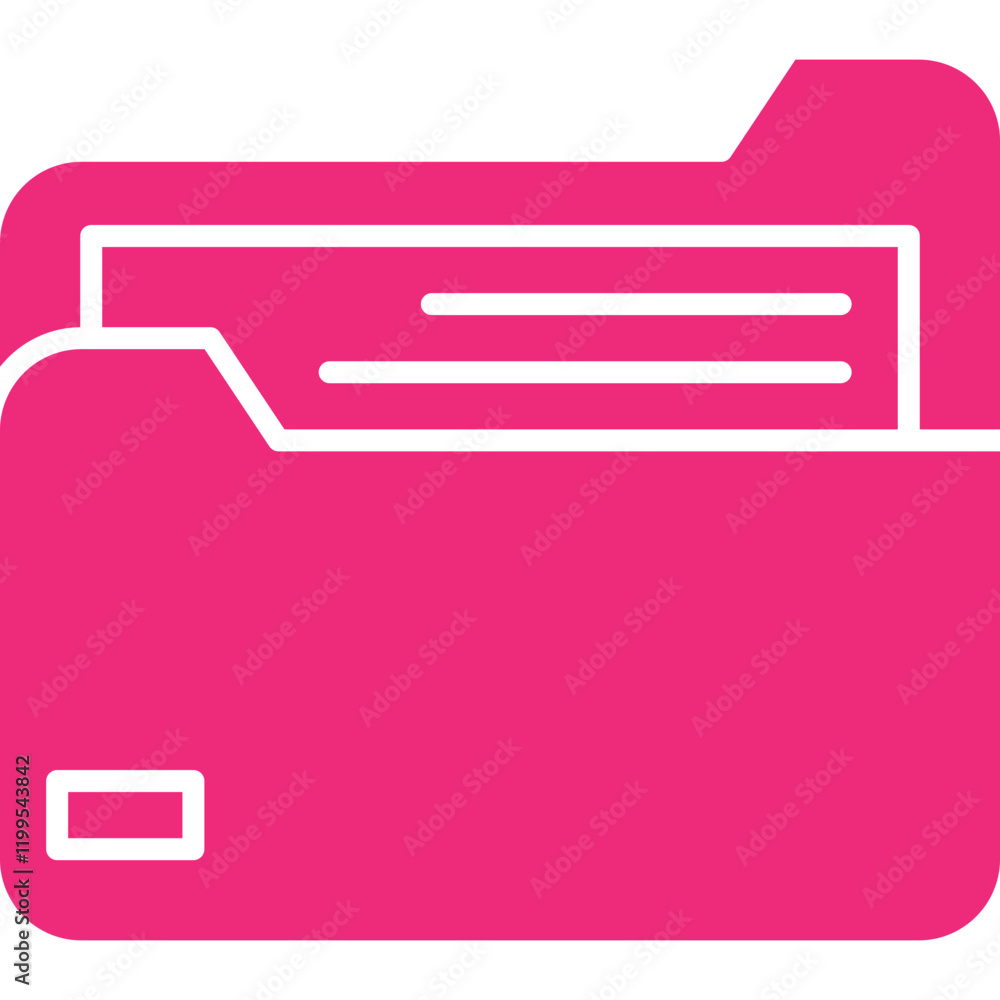 Data Folder icon single vector illustration Data Folder icon single vector illustration