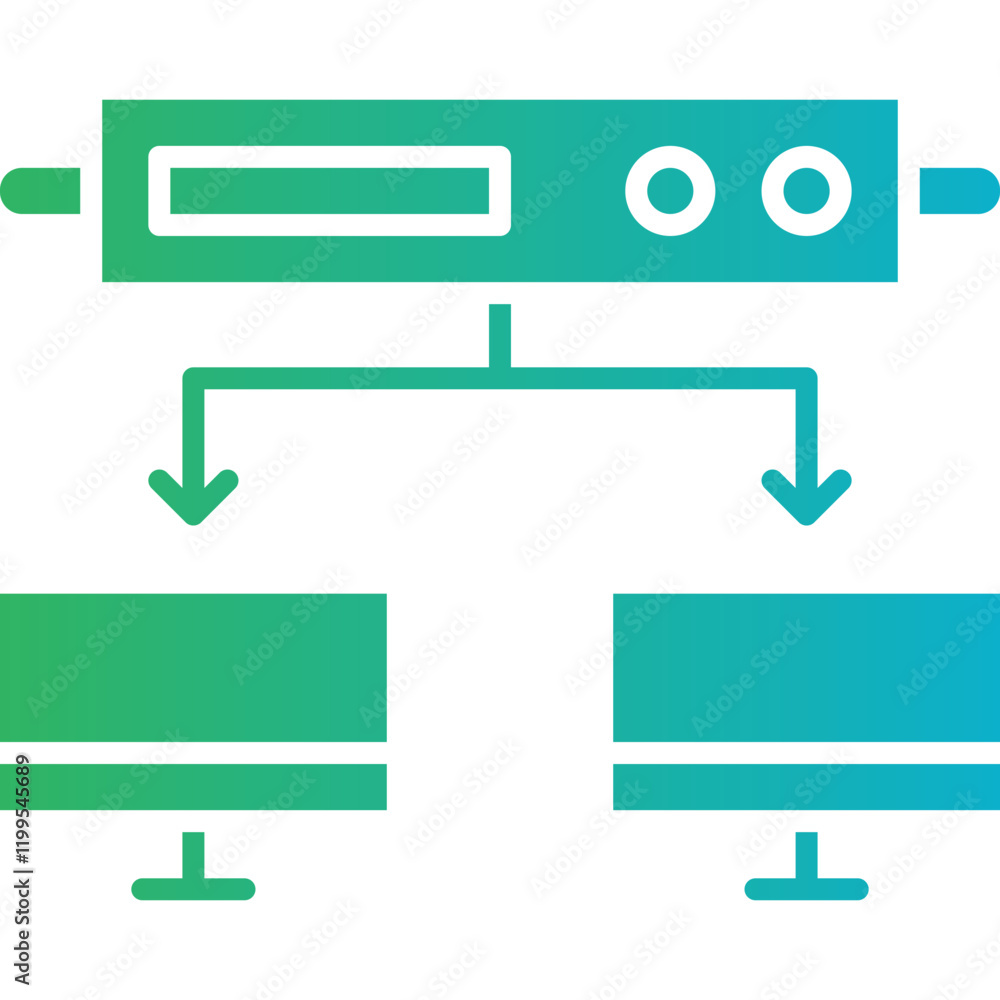 Server Connections icon single vector illustration Server Connections icon single vector illustration