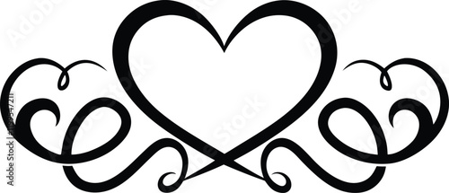 Heart Line Art – Minimalist Design for Love, Creative Projects