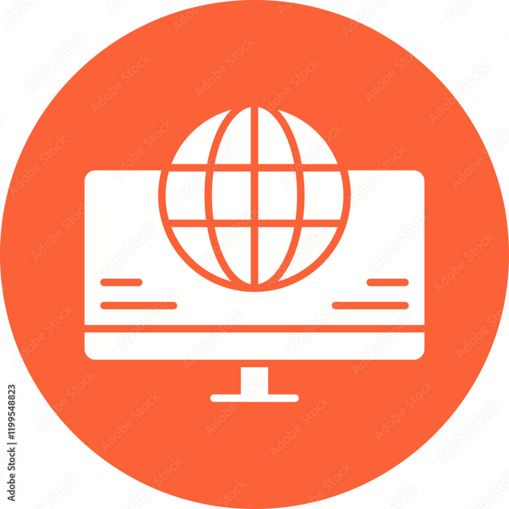 Computer Network icon single vector illustration Computer Network icon single vector illustration