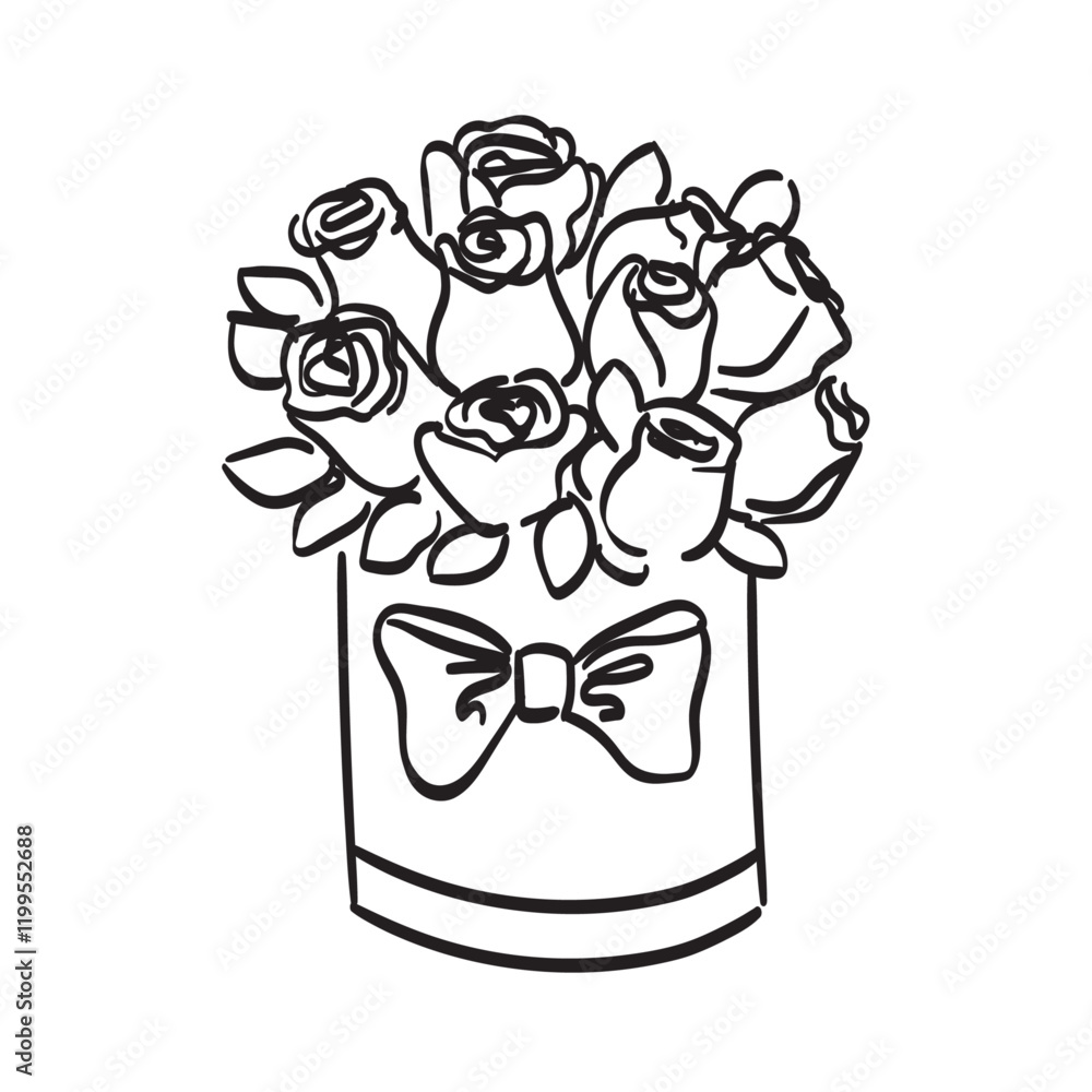 Hand drawn line ink or sketch style vases. Wild garden flower bouquet for wedding invitations or wall art drawing. Clip art flower arrangement in glass vase. Minimalist chalk or charcoal illustration. Hand drawn line ink or sketch style vases. Wild garden flower bouquet for wedding invitations or wall art drawing. Clip art flower arrangement in glass vase. Minimalist chalk or charcoal illustration.