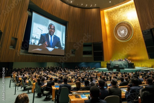 Global health and philanthropy issues discussed at UN assembly with remote speaker participation photo