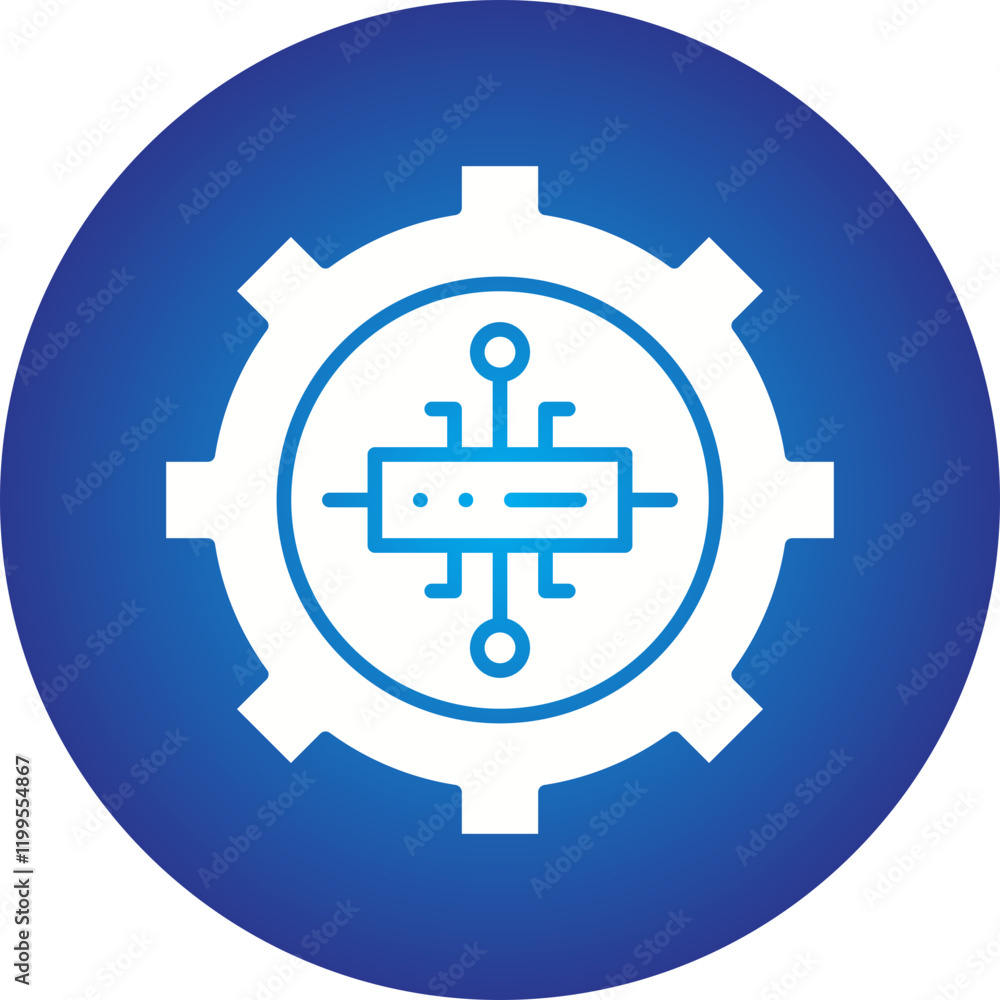 Server Settings icon single vector illustration Server Settings icon single vector illustration