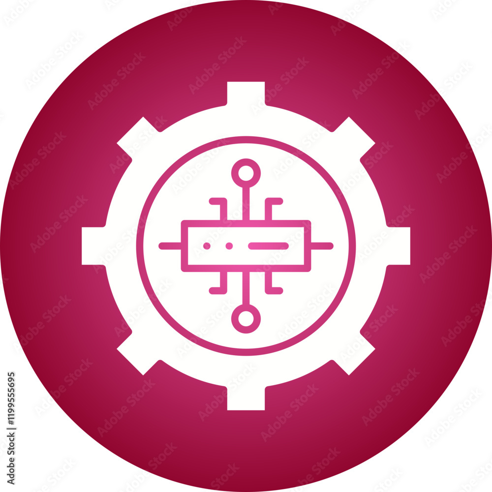 Server Settings icon single vector illustration Server Settings icon single vector illustration