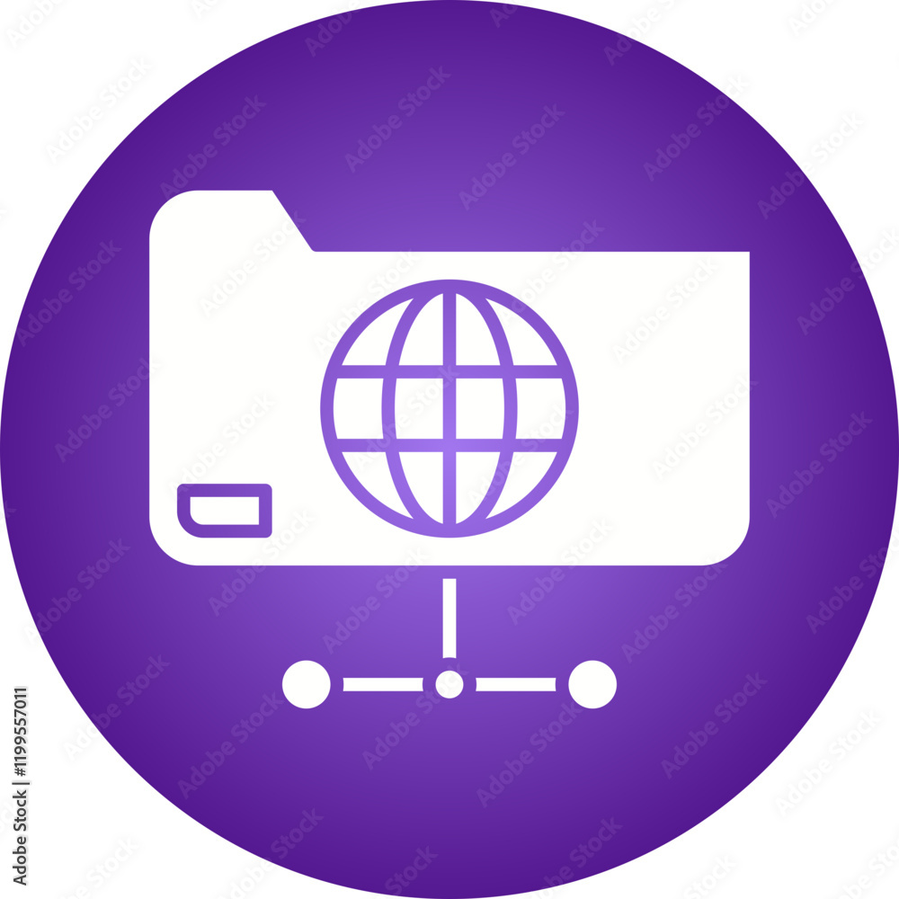 World Data icon single vector illustration World Data icon single vector illustration