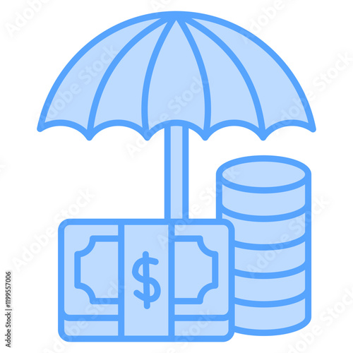 Wealth  Icon Element For Design