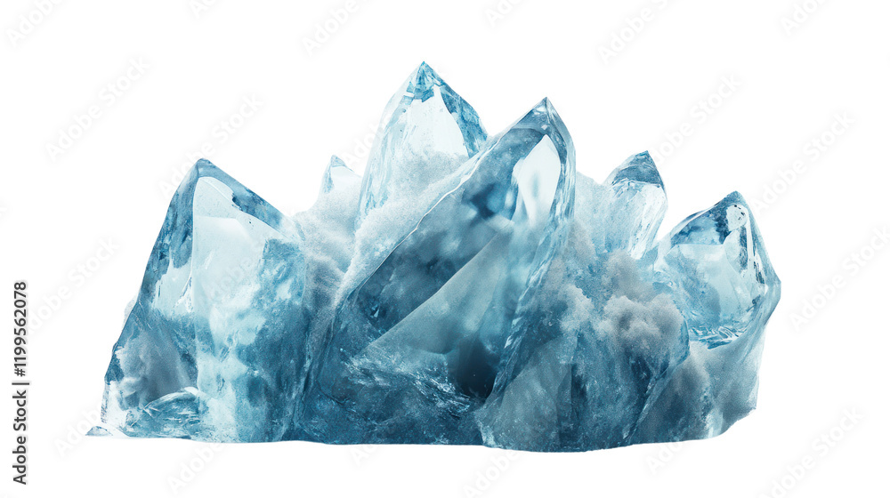 A stunning cluster of blue ice crystals, showcasing intricate shapes and textures, perfect for backgrounds or creative designs. A stunning cluster of blue ice crystals, showcasing intricate shapes and textures, perfect for backgrounds or creative designs.