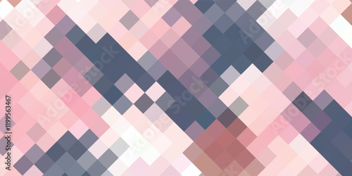 Dispersed background. Disintegration pixel effect illustration. Vector rectangle elements. Disappear transform rectangle texture. Dissolved filled square. Vector graphic.