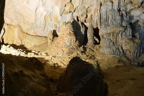 Sung Sot Cave, Ha Long Bay, Vietnam photo