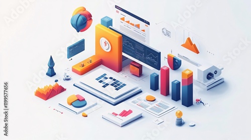 Wallpaper Mural Modern finance concept with venture capital, profit strategies, and equity management, symbolizing entrepreneurial success and business growth in high resolution Torontodigital.ca