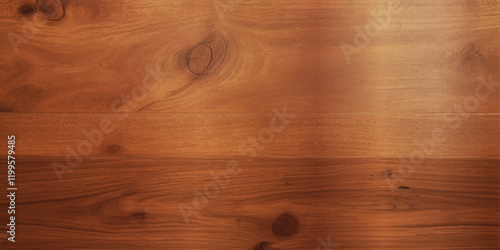 "A Polished Close-Up of Brown Wood with High Gloss Lacquer, Featuring a Smooth, Reflective Finish and Visible Natural Grain, Perfectly Combining Warmth and Retro Sophistication"
