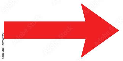 Red long arrow icon vector illustration. Free Download Red long arrow icon vector illustration. - GFXLoad