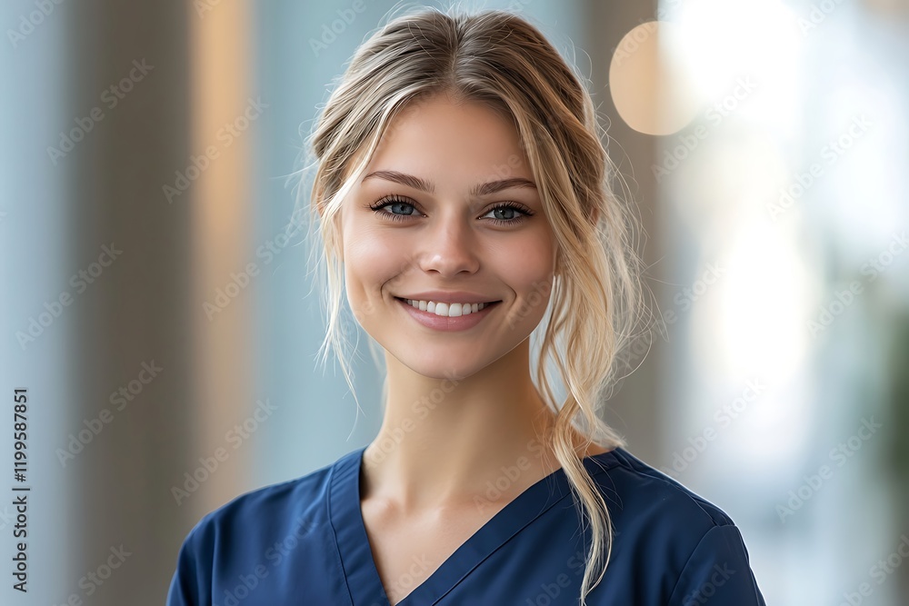 Smiling Woman Healthcare Professional Portrait1 Smiling Woman Healthcare Professional Portrait1