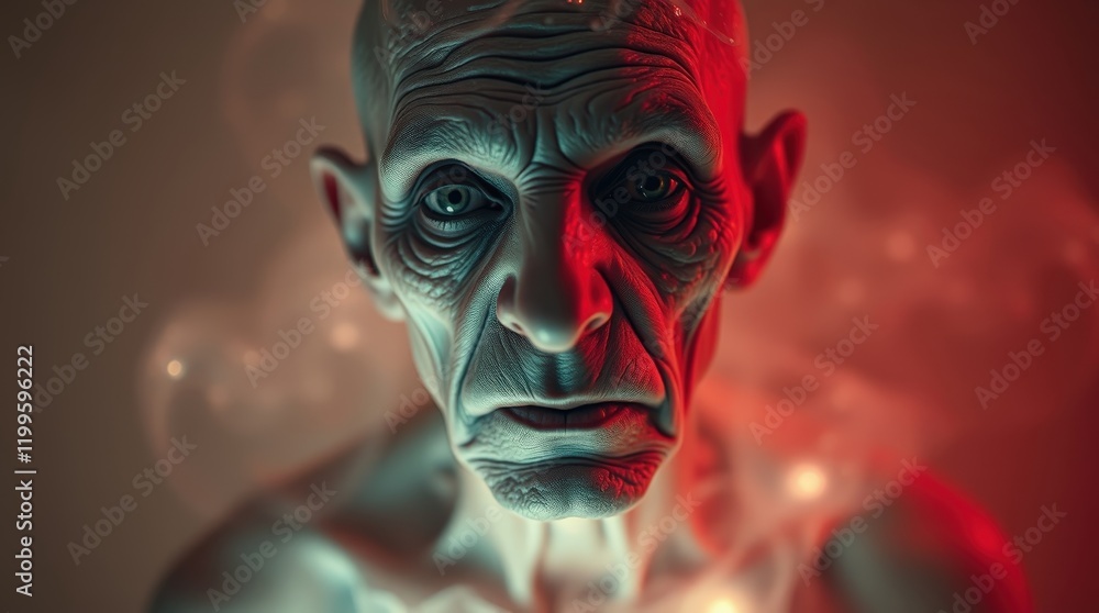Dramatic Portrait of an Elderly Man Dramatic Portrait of an Elderly Man