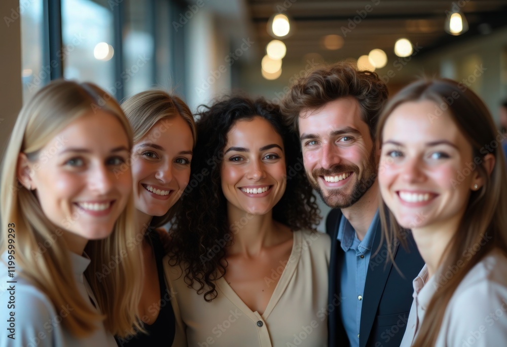 Portrait of diverse multiethnic team in the office Portrait of diverse multiethnic team in the office