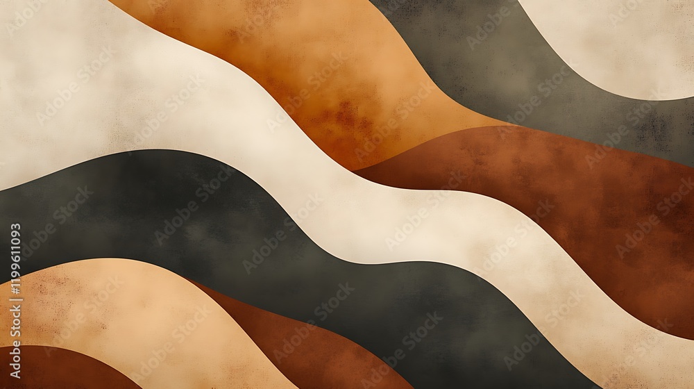 An abstract wallpaper with grainy gradients blending earthy tones like brown, tan, and ochre An abstract wallpaper with grainy gradients blending earthy tones like brown, tan, and ochre