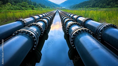 Industrial Pipes and Waterways, pipeline, infrastructure, transportation, energy, resources