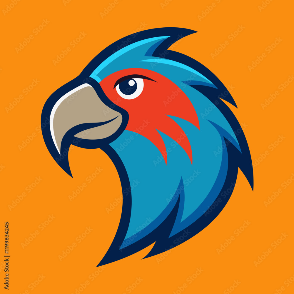 Obraz premium head of a parrot