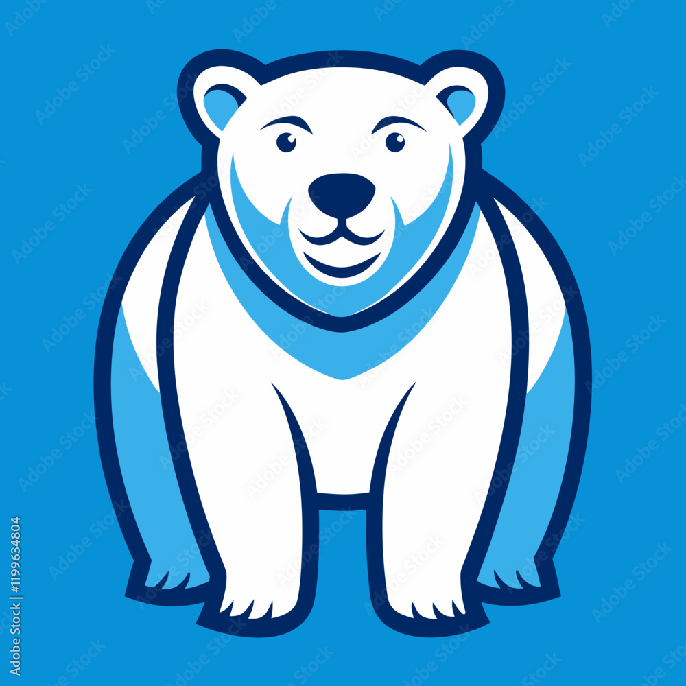 Naklejka premium polar bear vector