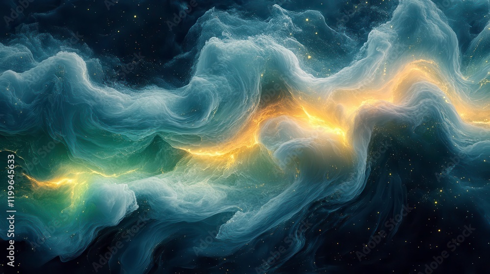 A mesmerizing abstract depiction of cosmic clouds, blending vibrant colors and ethereal waves, evoking a sense of infinite space and wonder. A mesmerizing abstract depiction of cosmic clouds, blending vibrant colors and ethereal waves, evoking a sense of infinite space and wonder.