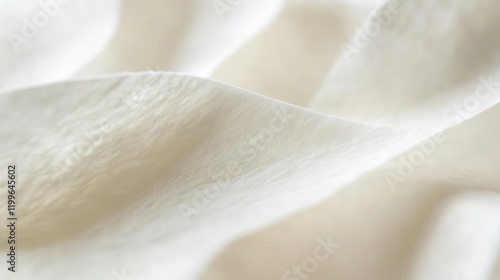 clean minimalist white recycled paper texture with delicate fiber patterns, soft shadows, and subtle creamy tones, macro photography style