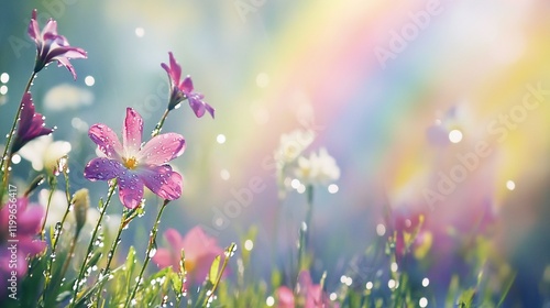 Dew-Kissed Petals: A Symphony of Spring Flowers