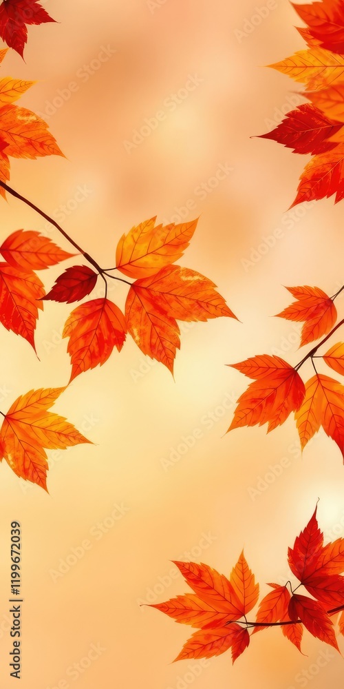 Abstract background of colorful autumn leaves in various shades of red, orange, and yellow, nature, background Abstract background of colorful autumn leaves in various shades of red, orange, and yellow, nature, background