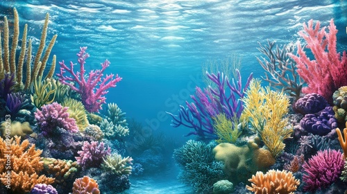 Fototapeta Naklejka Na Ścianę i Meble -  Abstract coral backgrounds wallpapers