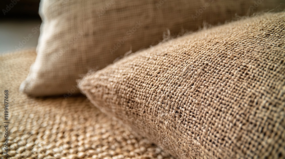 close-up of a woven basket fabric with natural tones, focusing on the texture and weave of the material. Close-up, pattern, details, textiles close-up of a woven basket fabric with natural tones, focusing on the texture and weave of the material. Close-up, pattern, details, textiles