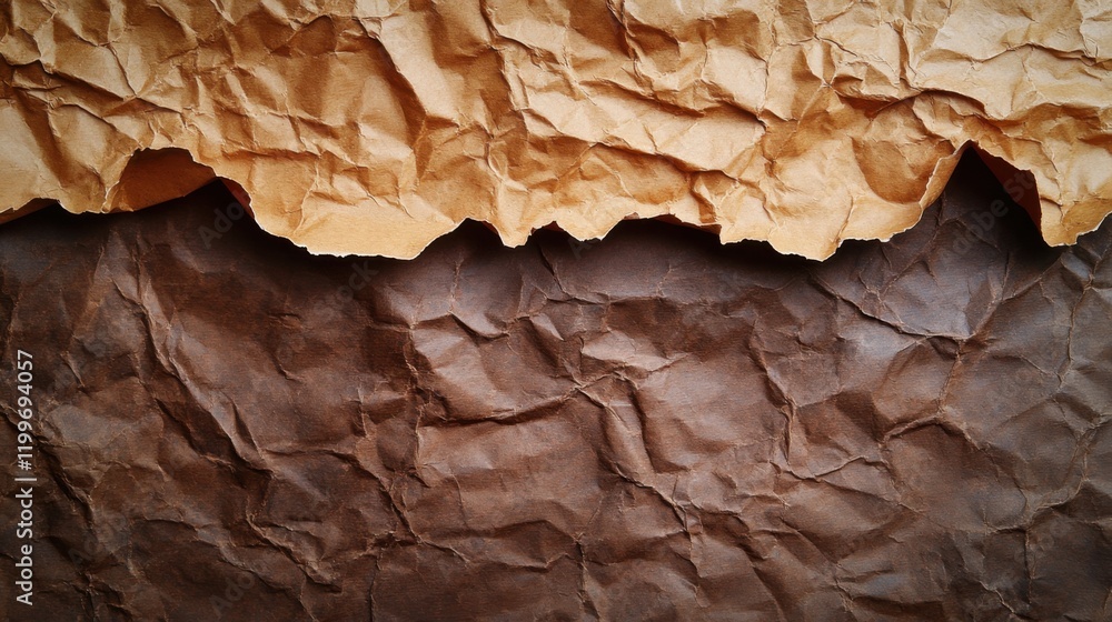 Crumpled paper textures studio visual content abstract art close-up view creative design concepts