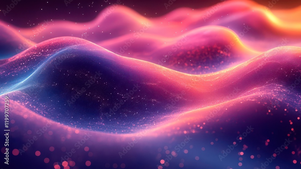 A vibrant, abstract representation of flowing waves in shades of purple, pink, and blue, evoking a sense of depth and movement. A vibrant, abstract representation of flowing waves in shades of purple, pink, and blue, evoking a sense of depth and movement.
