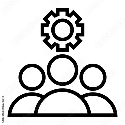 workgroup vector icon