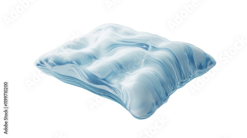 Soft and plush decorative pillow with wavy texture, perfect for adding comfort to your living space. Ideal for home decor and interior design.