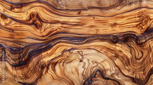 Wallpaper Mural Close-up of olive wood texture for background or wallpaper. Torontodigital.ca