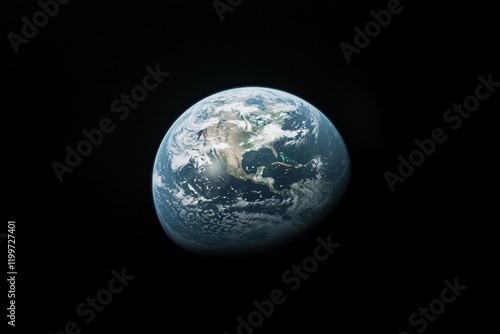 Exploring Earth's Surface from Orbit A Detailed Image of Our Planet's Geography Space Satellite View Natural Environment photo