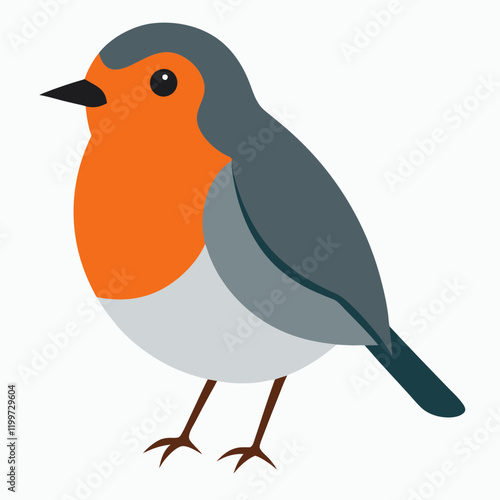 robin on a branch