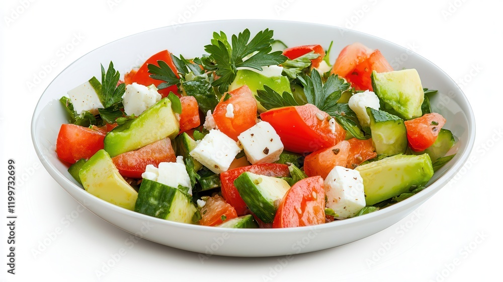 Paleo Ketogenic diet for healthy weight loss Fresh vegetable salad with tomatoes, cucumbers, and feta cheese. Paleo Ketogenic diet for healthy weight loss Fresh vegetable salad with tomatoes, cucumbers, and feta cheese.