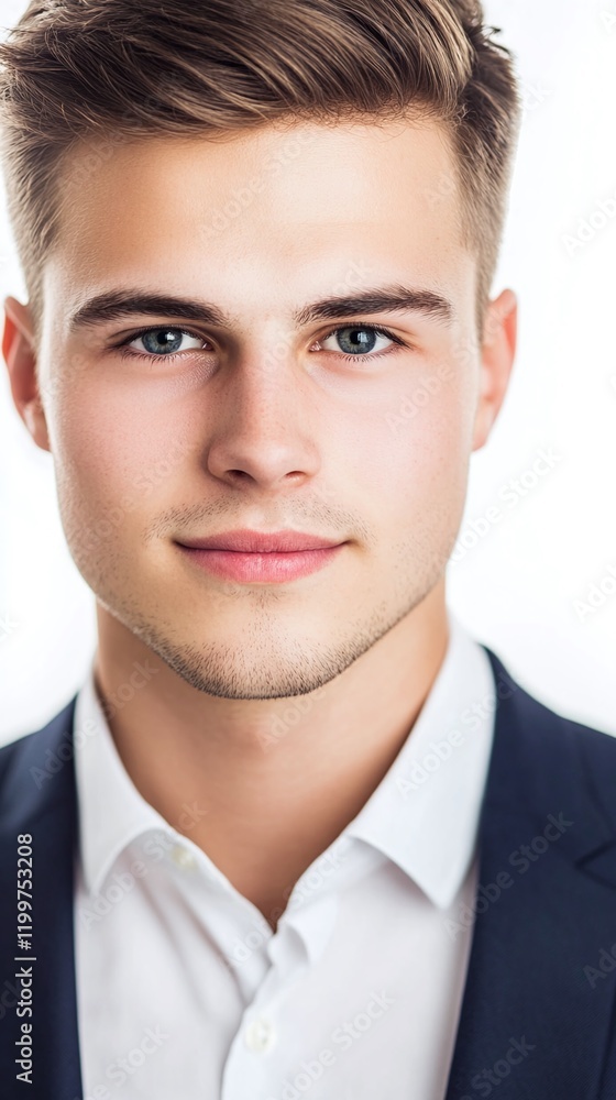 Professional headshot of a man with salt-and-pepper hair wearing a business suit clean white background Professional headshot of a man with salt-and-pepper hair wearing a business suit clean white background