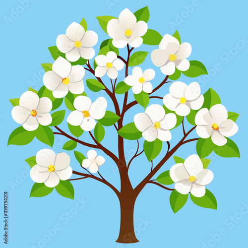 dogwood tree vector