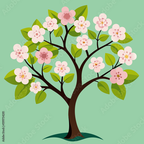  dogwood tree vector