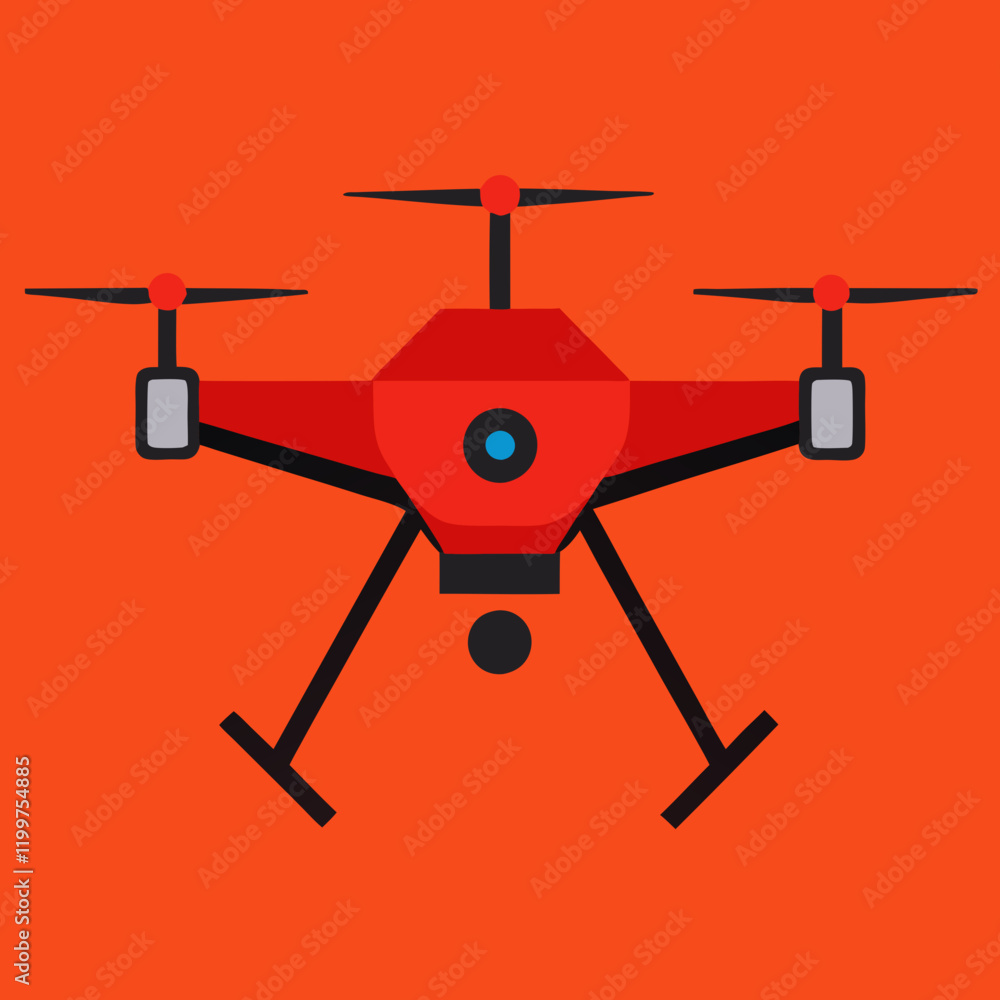 illustration of a drone illustration of a drone