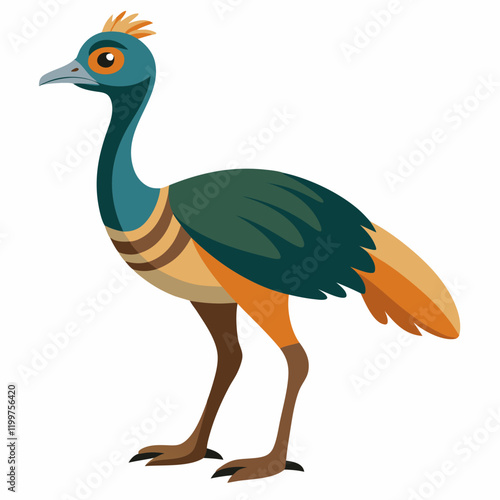 illustration of an emu