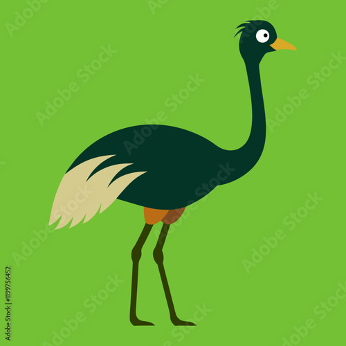 illustration of an emu