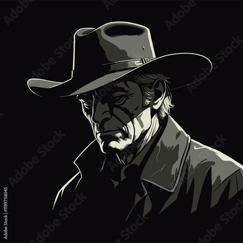 mafia noir vector