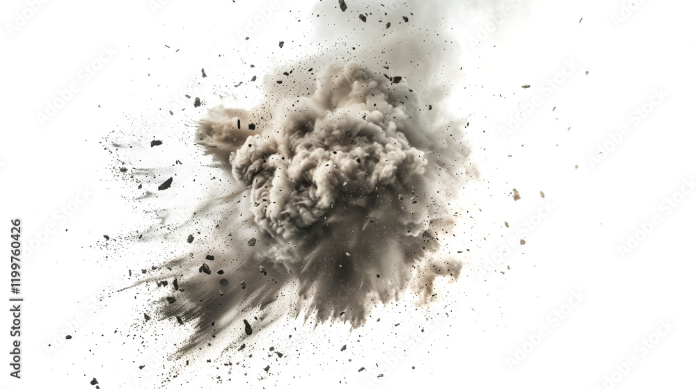 Dust Cloud Scattering in Isolation After Explosion Dust Cloud Scattering in Isolation After Explosion