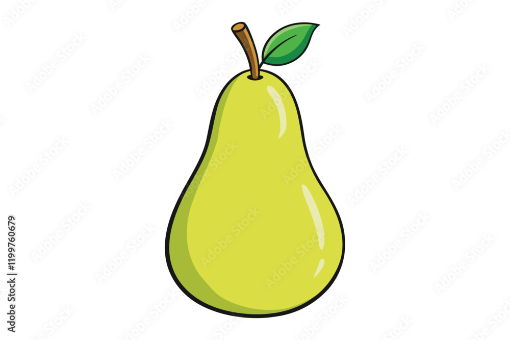 pear on a white background pear on a white background