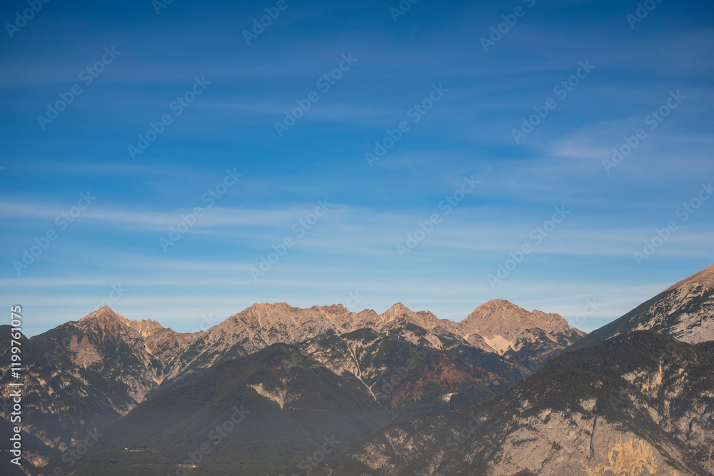 Fototapeta premium Fall scenery in the Austrian Alps, Tyrol